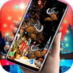 reindeer hd live wallpaper android application logo